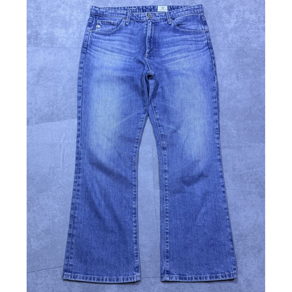 AG Adriano Goldschmied Womens 30R (31x27) Jodi Crop Highrise Slim Flare USA